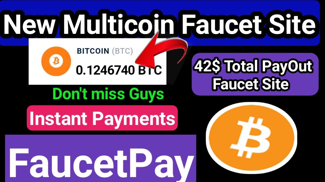 Multicoin Faucet Site | Unlimited Claim! 42$ Total Payments 🤑