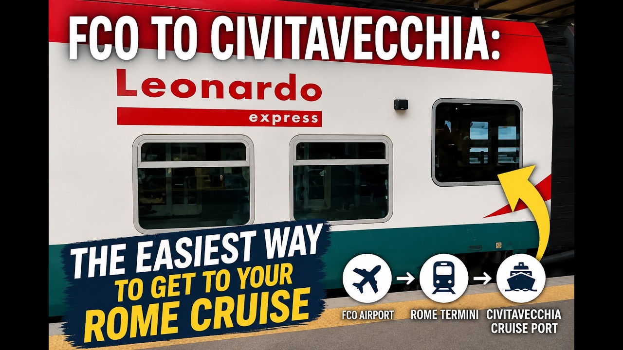 FCO to Civitavecchia: The Easiest Way to Get to Your Rome Cruise