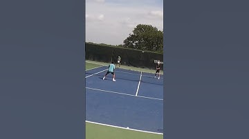 Sorry that you got outta the way #doubles #tennis #shorts 🩳