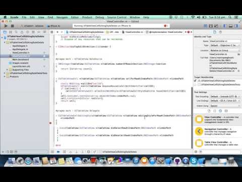 iOS Tutorial- Add check buttons on table view (UITableView)
