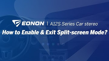 How to Enable & Exit Split-screen Mode? | Eonon A12S Series Android 13 Car Stereo