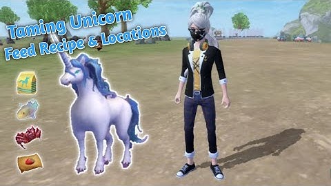 Taming Unicorn - Feed Recipe And Locations || Utopia Origin