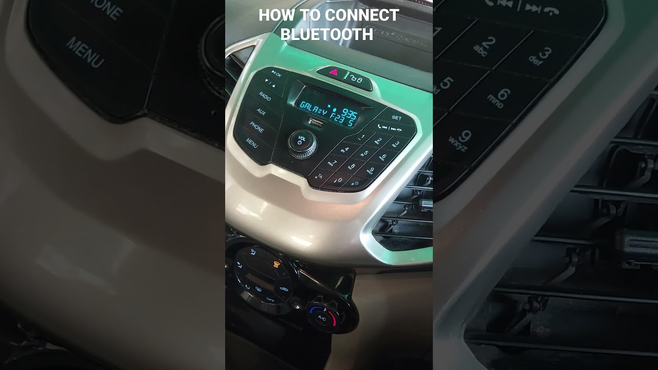 Ford ecosport | full details 😀| how to connect bluetooth | 