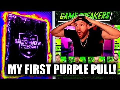 *MY FIRST PURPLE PULL* Opening Free X Factor Packs & Reward Packs In NHL 25 HUT!