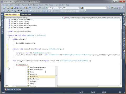 How to Connect Silverlight to WCF