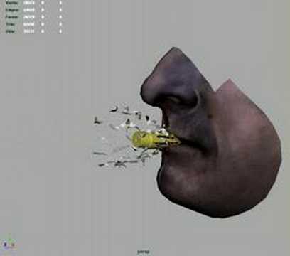 Cig_shot blend shape, no sim on face