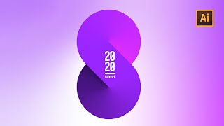 Fastest Way To Make This SMOOTH GRADIENT DESIGN In Illustrator