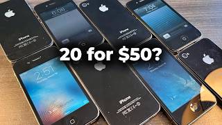 I Bought 20 iPhones for $50... Here's What Worked...