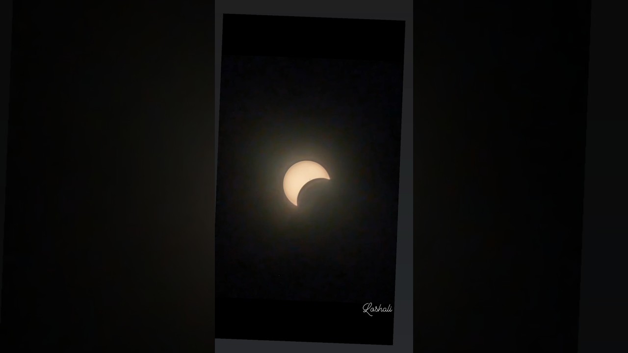 Solar Eclipse from New York City #nyc #eclipse - YouTube