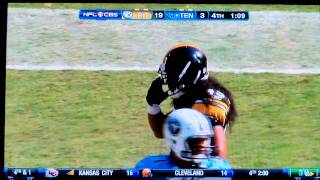 Flying Polamalu Tackle.AVI