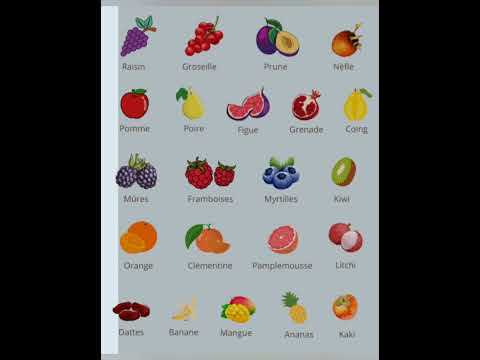 Vidéo : Les fruits et légumes en Français