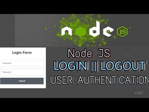 LOGIN | LOGOUT | USER AUTHENTICATION in NODE JS || WITHOUT BEARER HEADER || WITH JWT TOKEN || PART-1