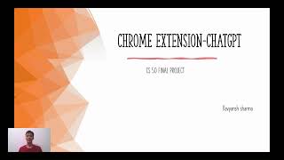 ChatGPT Chrome Extension CS50 Final Project