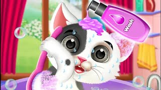 Newborn Kitty Daycare routine - Animal Pet care - Android gameplay Movie apps free best Top Film screenshot 1