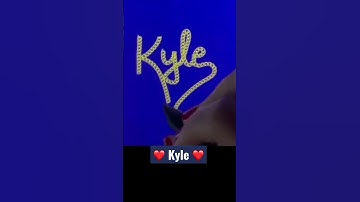 KYLE (Calligraphy video) #calligraphy #name #kyle