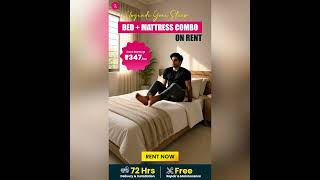 Guarented Furniture Rental | Bedroom Combos on Rent in Bangalore from ₹347/Month