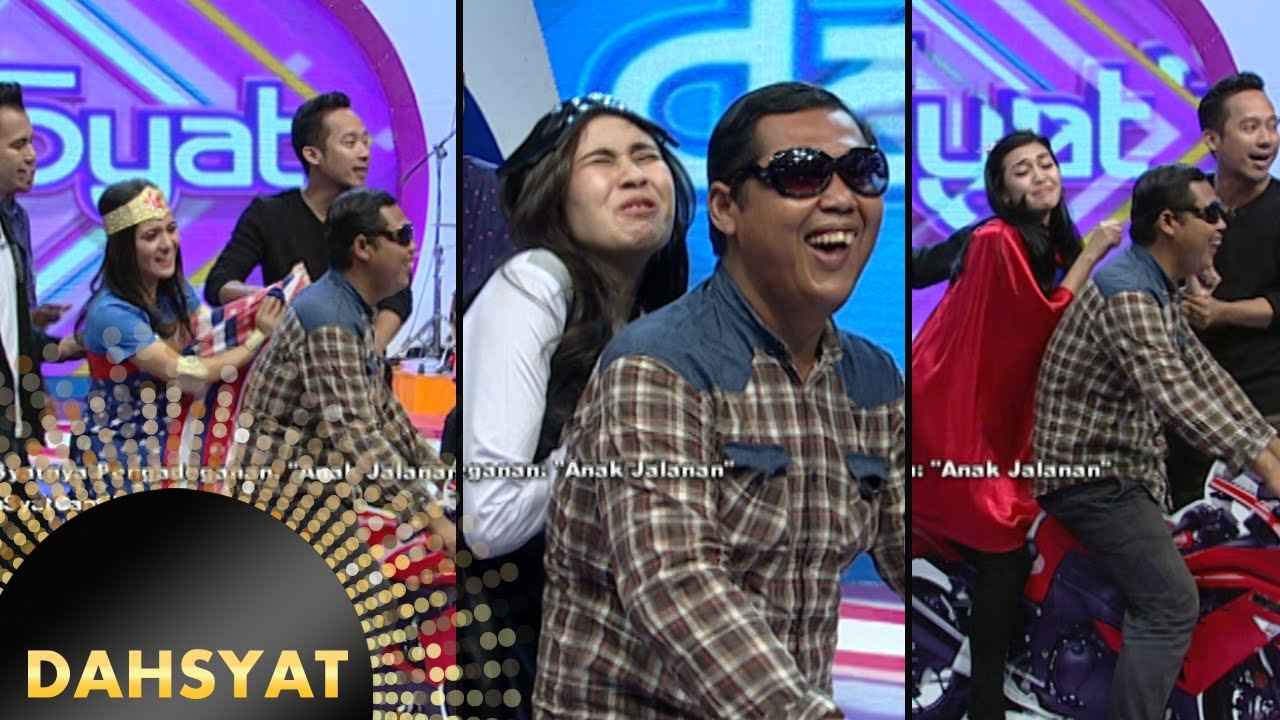 Trio Srikandi gak mau naik motor bareng 'Boy' alay [Dahsyat] [6 Jan 2016]