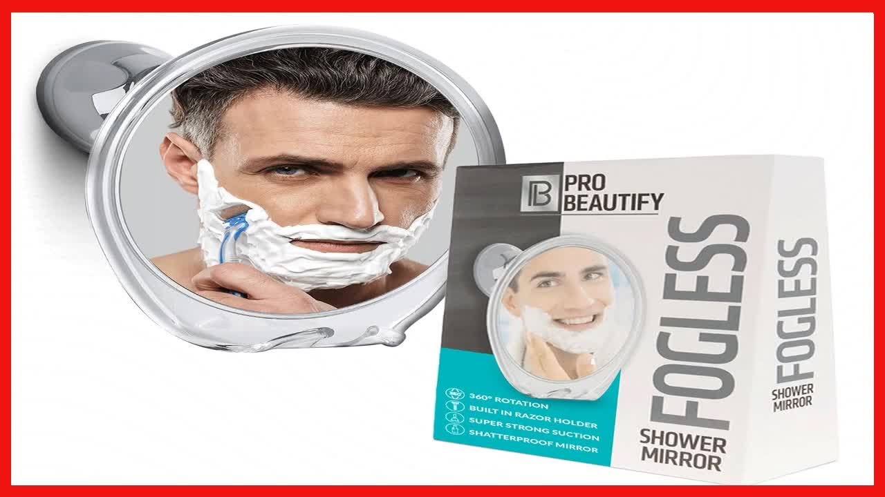 Great product -  Probeautify Fogless Shower Mirror for Shaving - Strong Suction