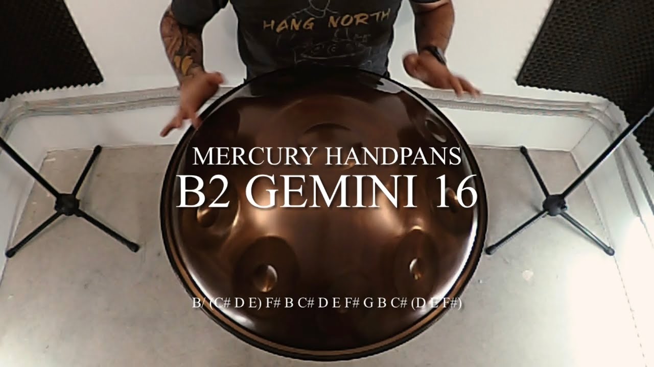 Mercury B2 Gemini 16 (Handpan / Pantam / Sound Sculpture)