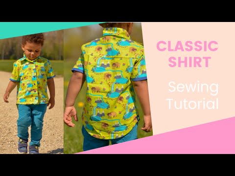 Video: How To Sew A Shirt For A Boy