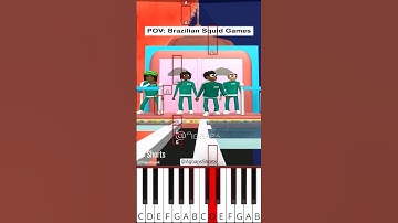POV: Brazzilian squid games (@AgbapsShorts) - Octave Piano Tutorial