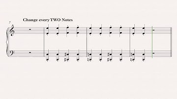 W Piano - E&C low 1 F natural and #C Sharp