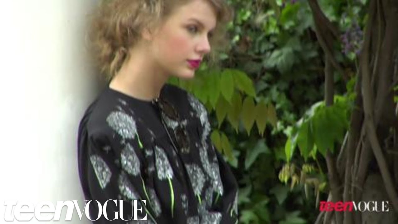 Behind the Scenes of Taylor Swift's Teen Vogue Cover Shoot