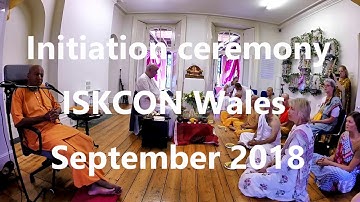 HH Devamrita Swami Initiation ceremony - Talk, initiation and kirtan