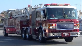 OCFA Truck 64 responding