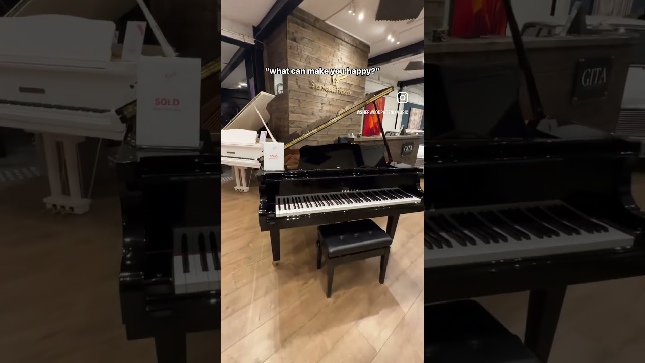 Yamaha baby grand piano can make you happy