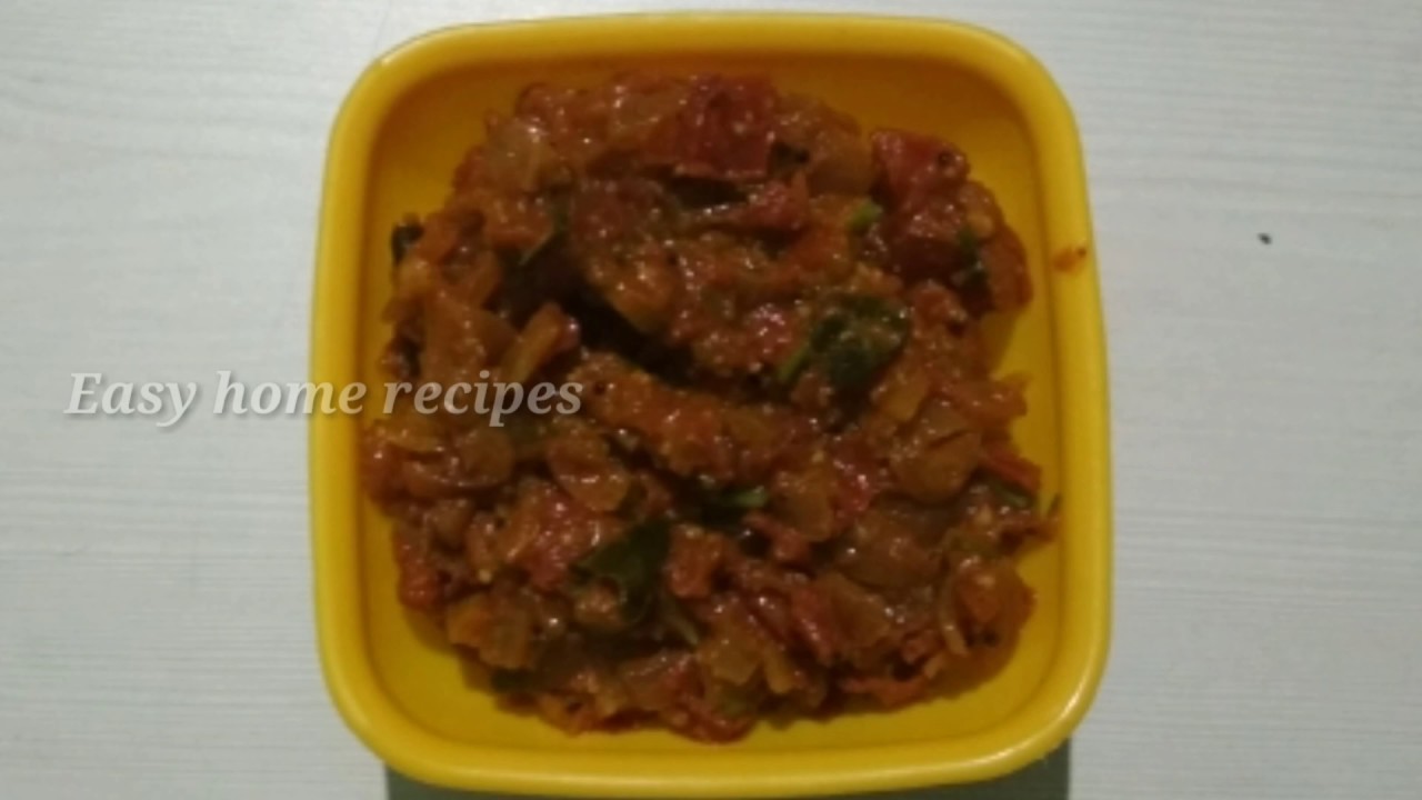 Tomato gojju in 5 minutes Easy tomato gojju for chapati, rice