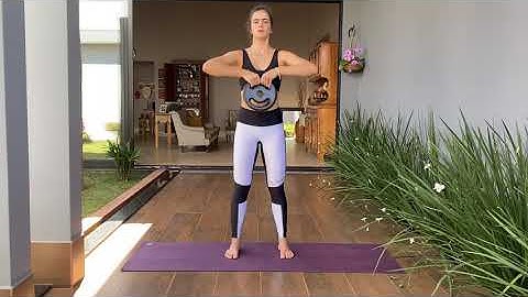 Remada alta com anilha