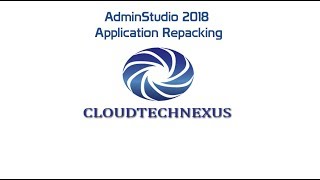 AdminStudio 2018 - Video#23