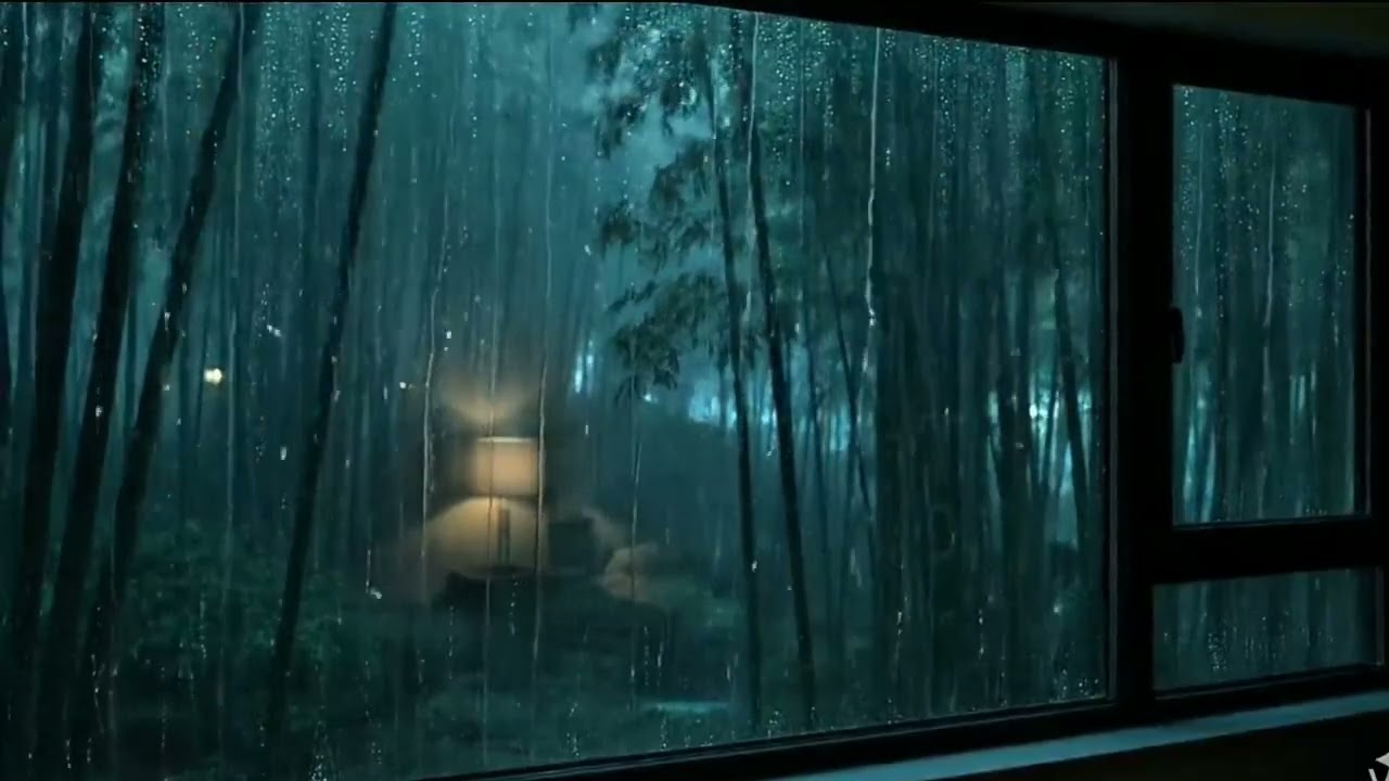 Heavy Rain Sounds for Sleeping (10 Hours) | Deep Sleep ASMR