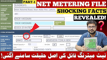 Net Metering File Kaise Banti hai? Sanction Load Explained! (Pakistan 2025)