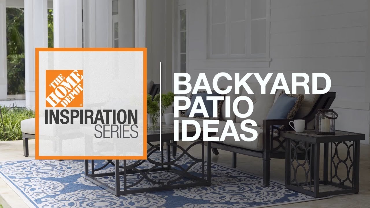 Backyard Patio Ideas The Home Depot YouTube