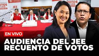 🔴 EN VIVO: RECUENTO DE VOTOS DEL JEE | RESULTADOS SEGUNDA VUELTA 2026 | 22 DE JUNIO | El Comercio