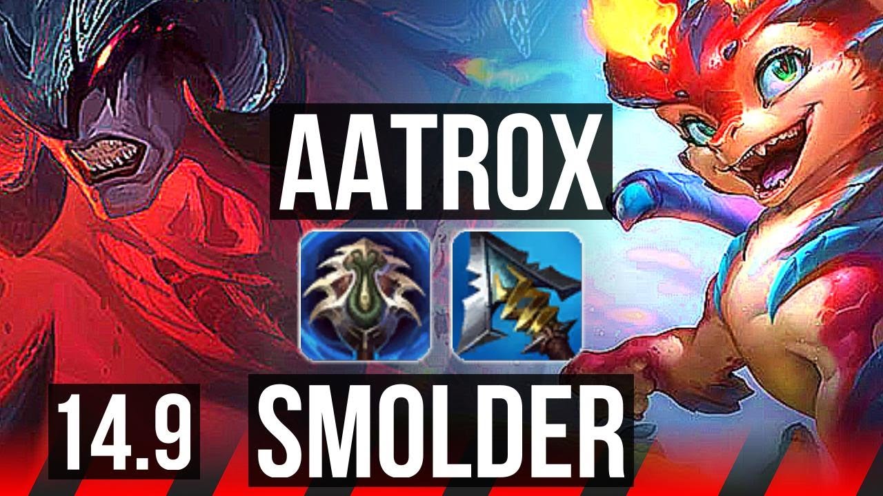AATROX vs SMOLDER (TOP) | 1500+ games, 9/2/8 | NA Master | 14.9