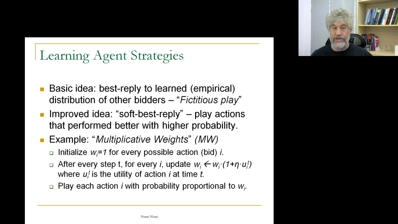 Noam Nisam: Auctions Between Regret-Minimizing Agents