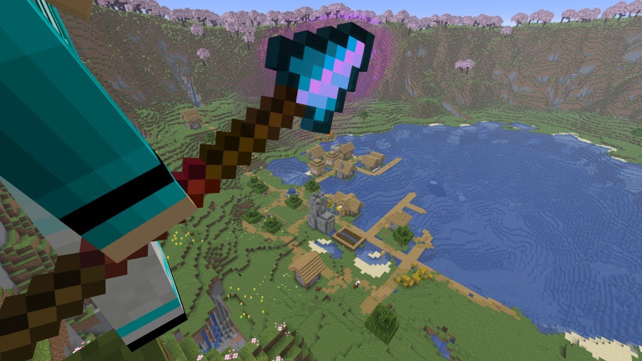 Как освоить PvP с копьем в Minecraft