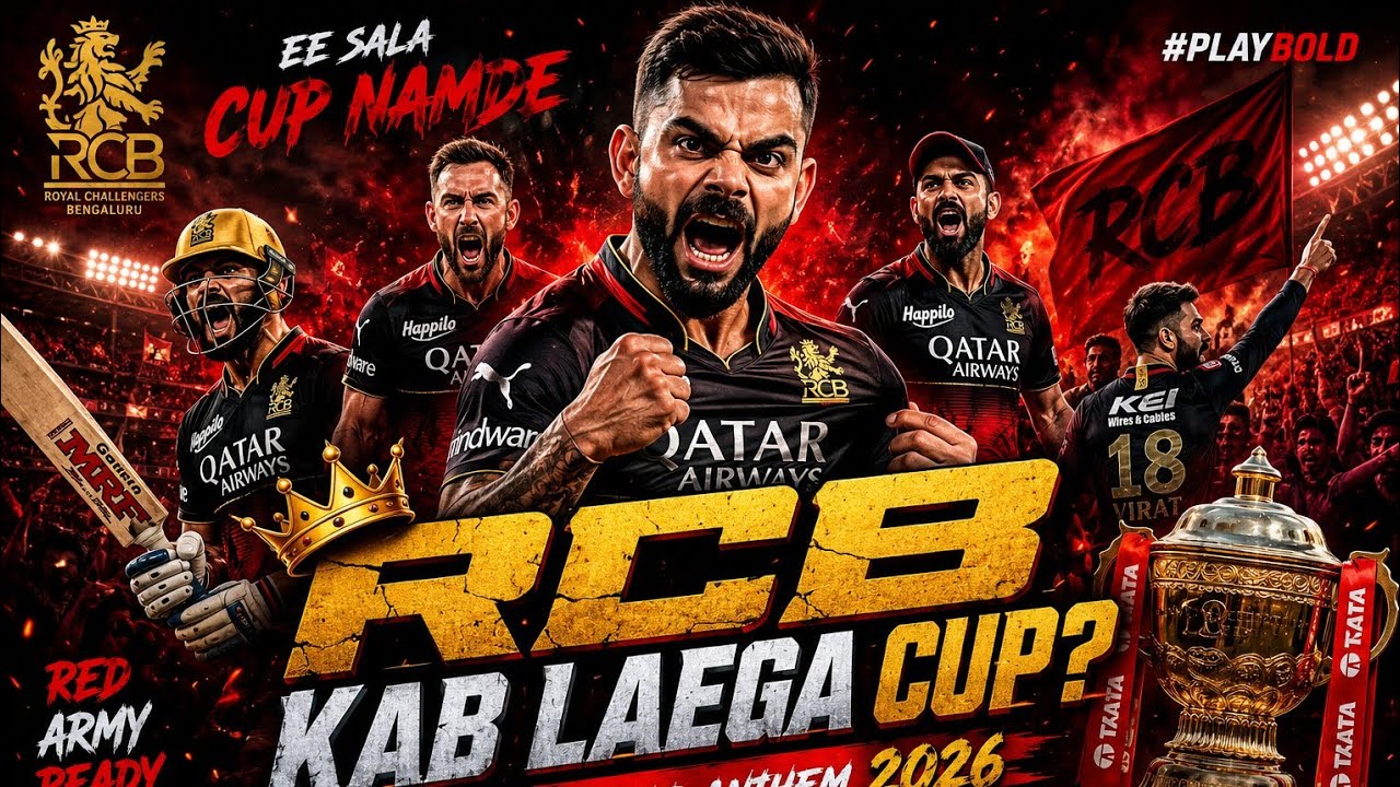 Rcb Sign Rapper RCB KAB LAEGA CUP 🔥 | Violent Rap Song 2026 | RCB Anthem | King Kohli ...
