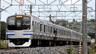 【E217系】【255系】 成田線 総武本線 2023.5.12 E217系×15 255系×9「しおさい10号」 4010M