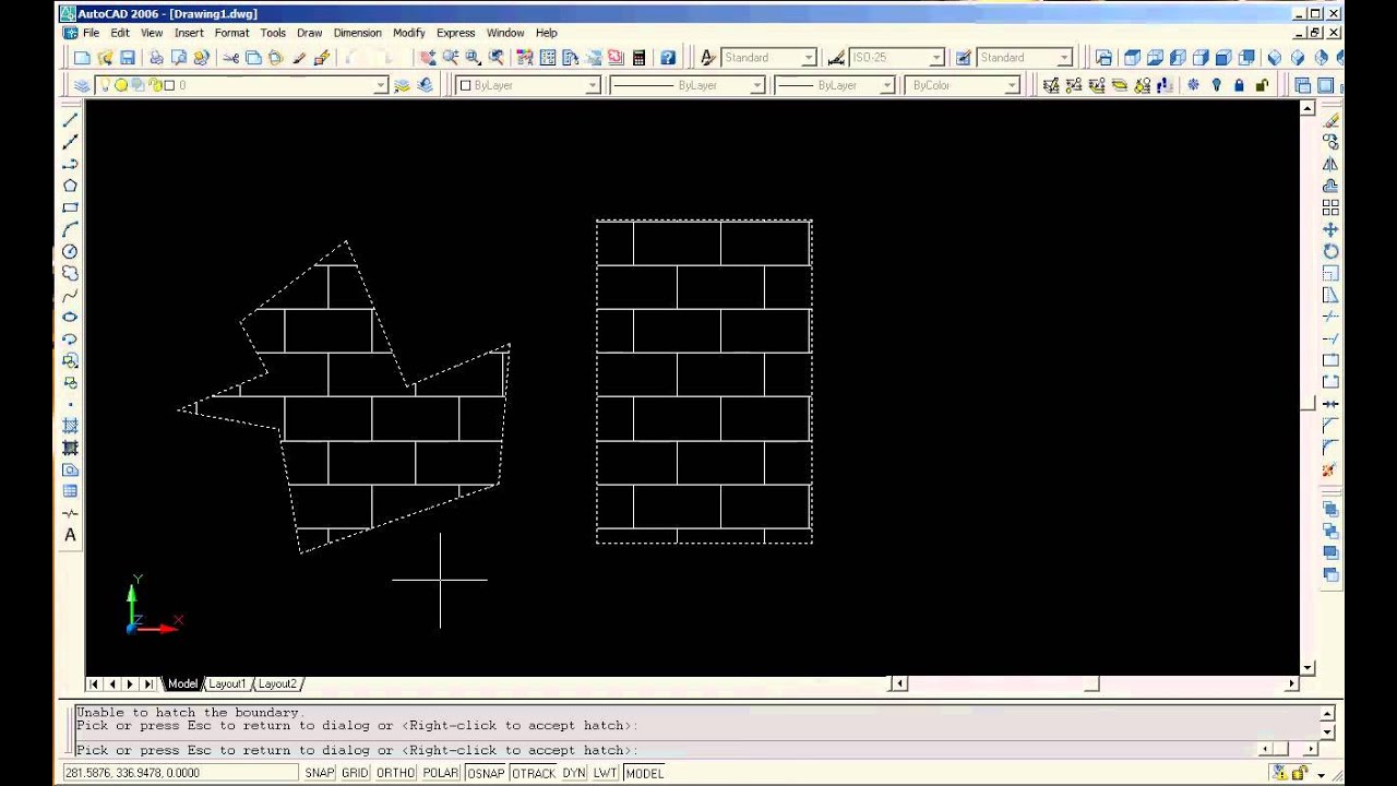 Autocad - Achurado de superficies - YouTube