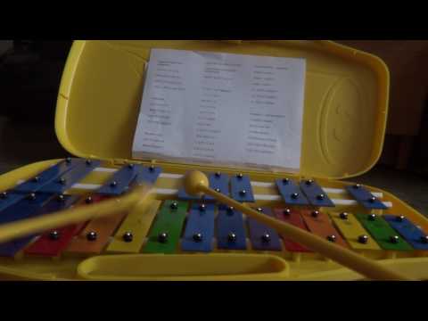 Металлофон детский Glockenspiel Paxphill 25 тонов. Paxphil Glockenspiel 25K.