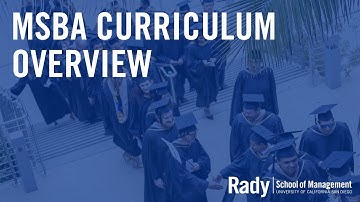 Master of Science in Business Analytics: Curriculum Overview