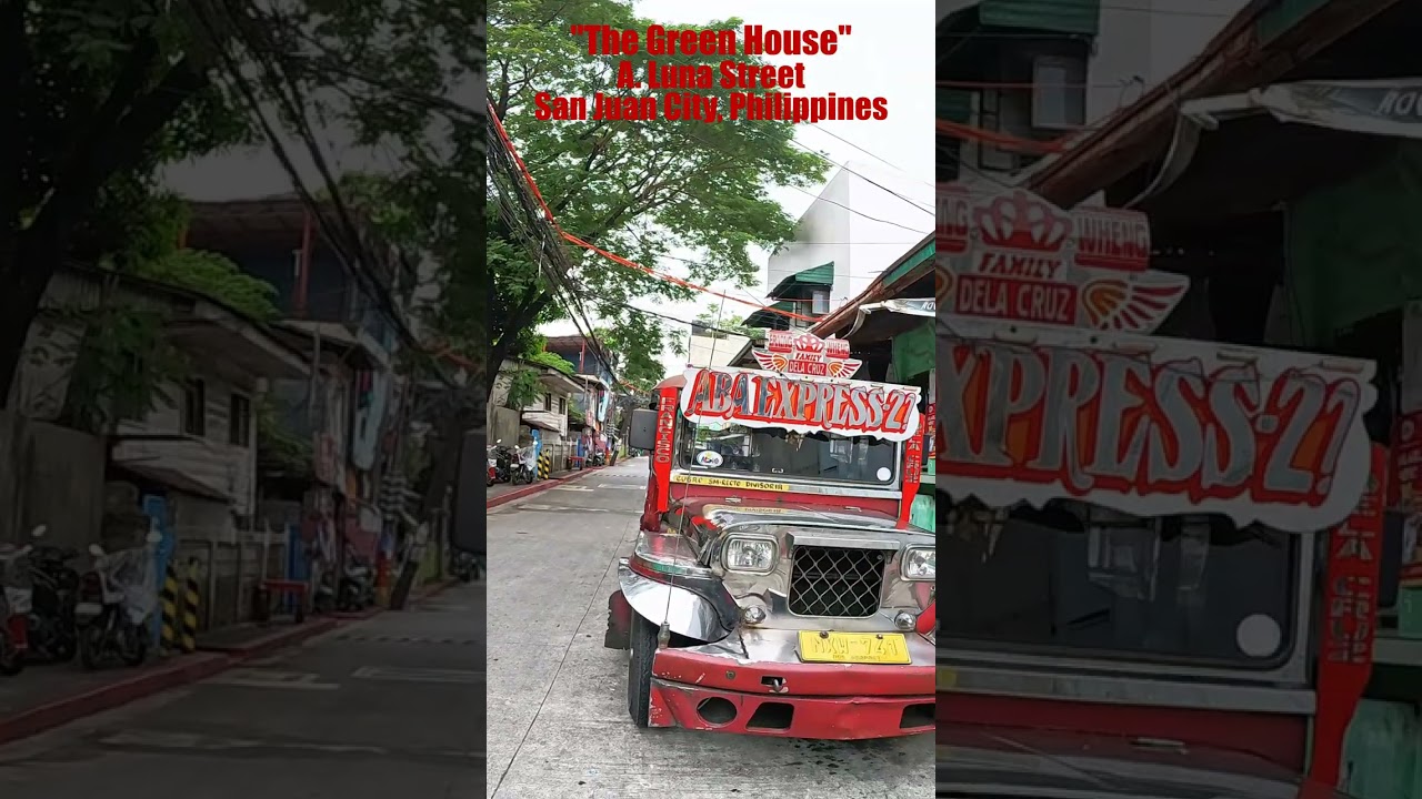 Зелёный дом на улице А. Луна в городе Сан-Хуан на Филиппинах.