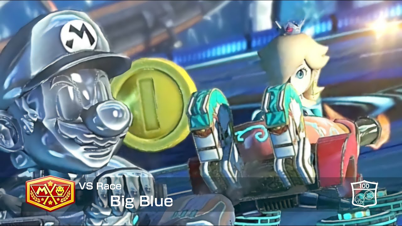 Mario Kart 8 Deluxe Rosalina Big Blue 86 YouTube
