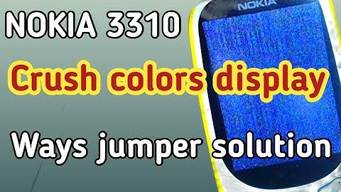 How to fix nokia display fault || Nokia 3310 Ta 1030 display problem || Multi colors Display crush