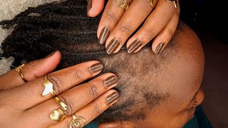 ASMR Scalp Scratching,  Nitpicking and Brushing with Rain sounds🌧 in the Background #asmr #relax