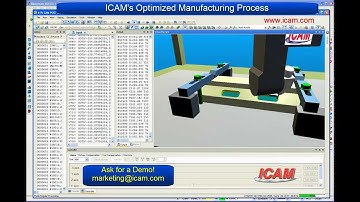 Mastercam ICAM Tutorial- Mastercam Tool Path vs. ICAM G-Code Simulation- Part 2